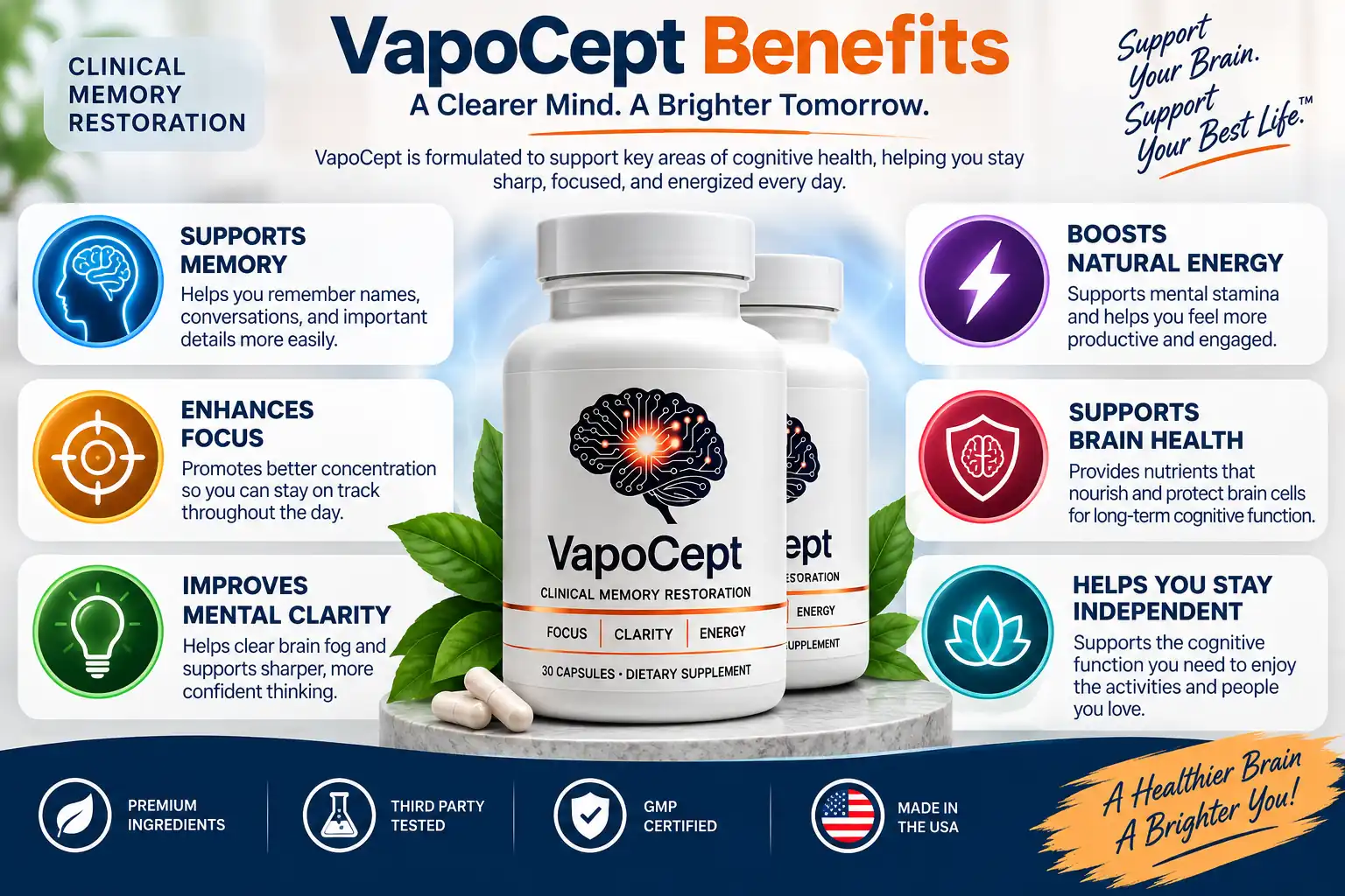 VapoCept advertised benefits overview
